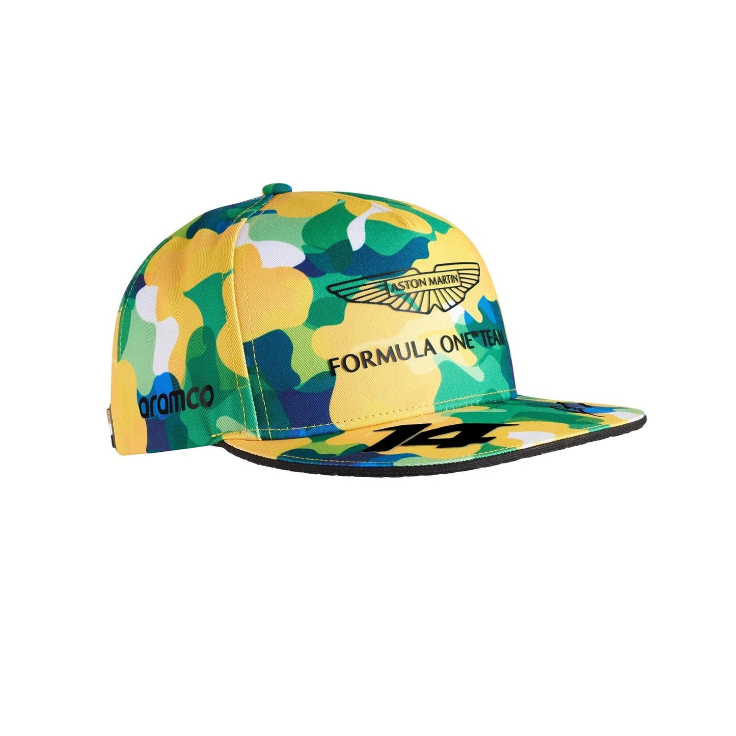 2023 Aston Martin UK F1 Mens Alonso Brazil GP Baseball Cap - Rental Sports