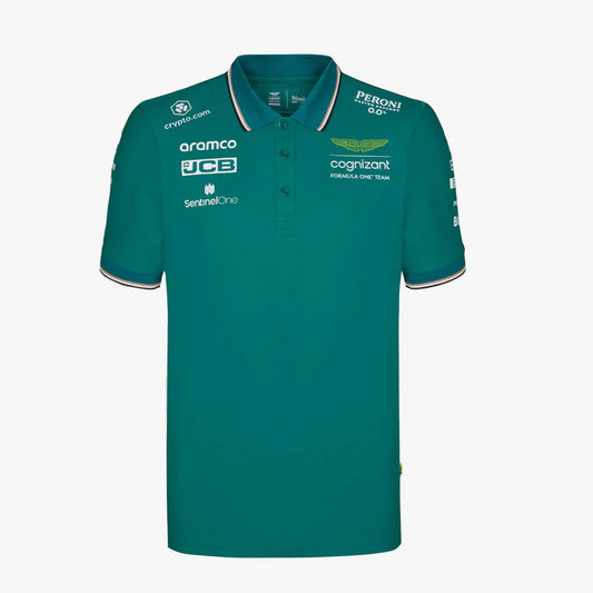 2023 Aston Martin UK F1 Mens Team Polo shirt