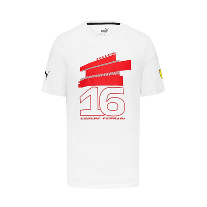 2023 Ferrari F1 Mens Leclerc Driver T-shirt