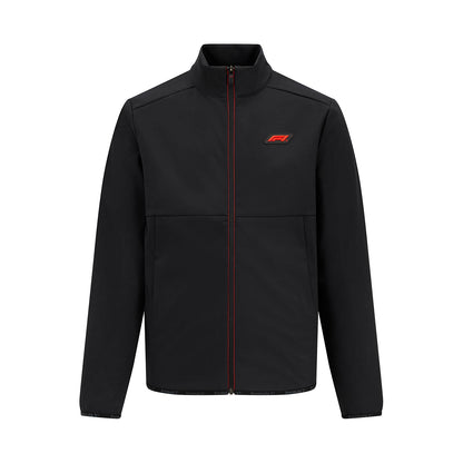 2023 Formula 1 Mens Logo Softshell Jacket Black