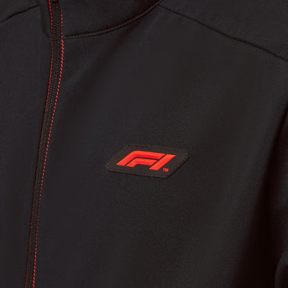 2023 Formula 1 Mens Logo Softshell Jacket Black