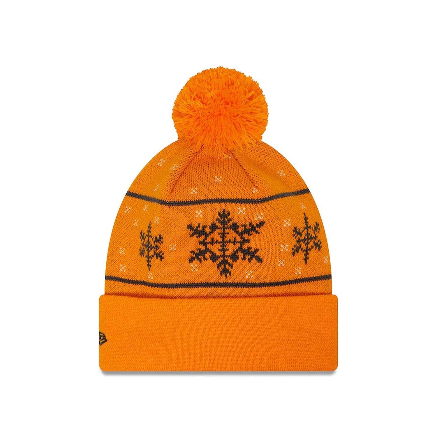 2023 McLaren UK F1 Mens Snowflake Winter Cap orange