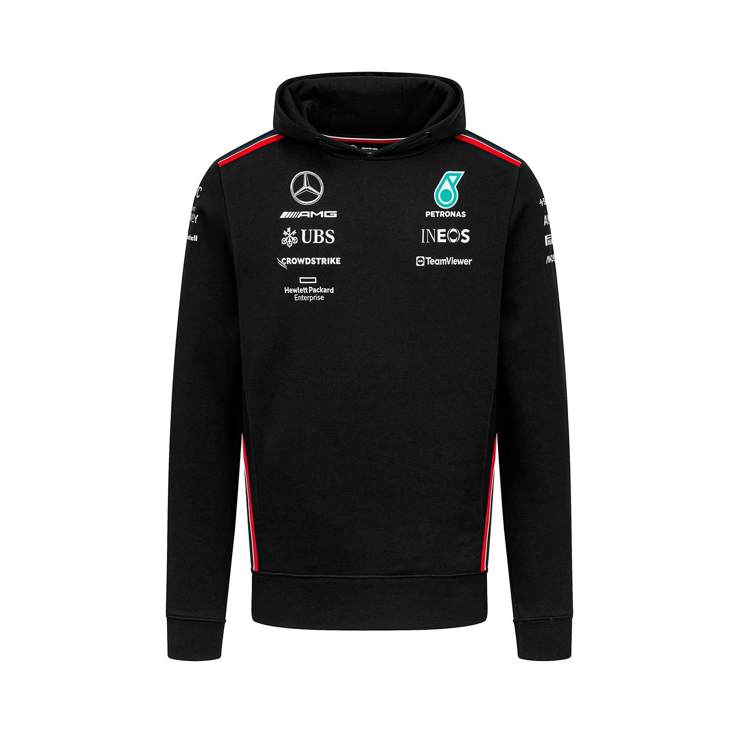 2023 Men's Hoodie Team Black Mercedes AMG F1