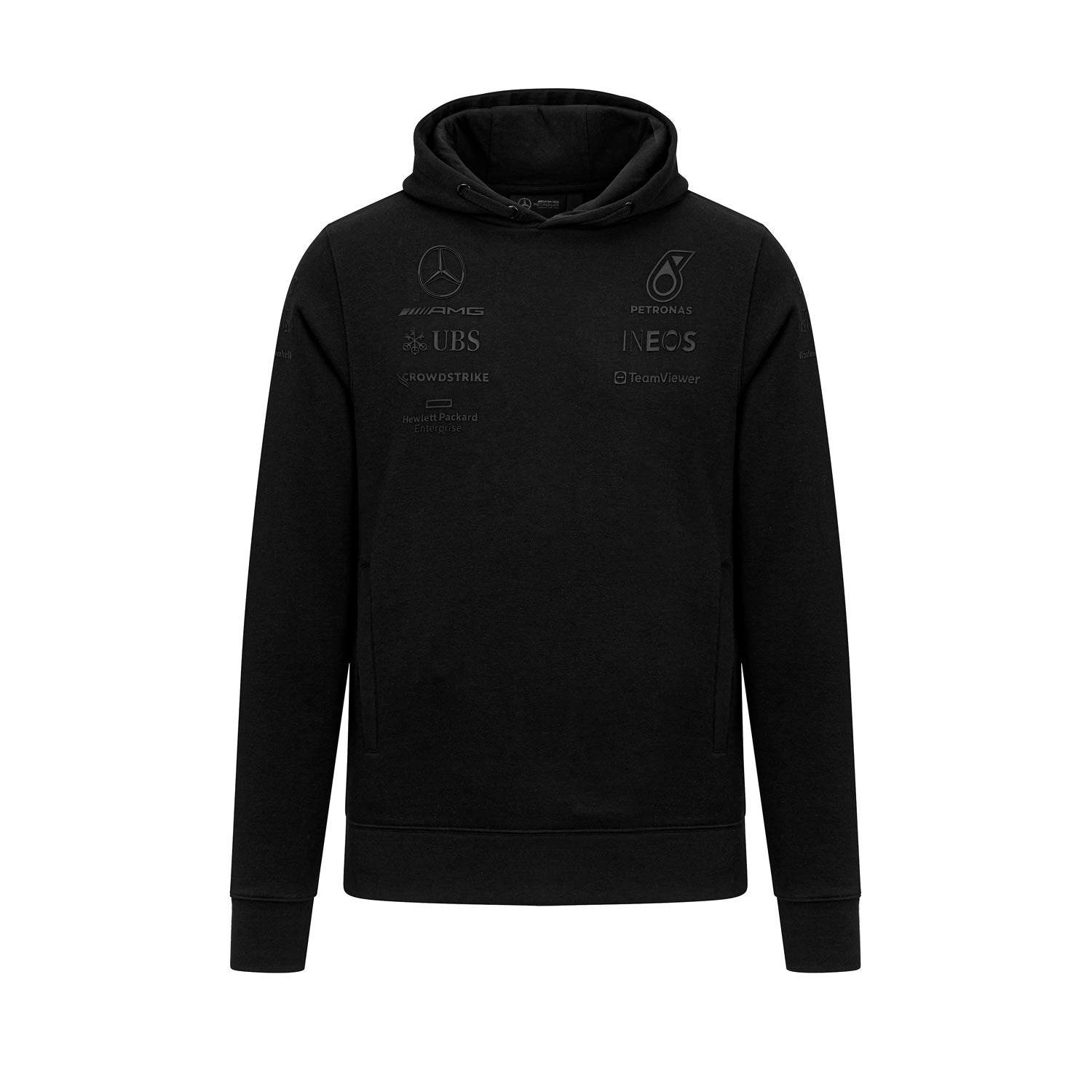 2023 Mercedes AMG F1 Men's Hooded Sweatshirt Stealth Team