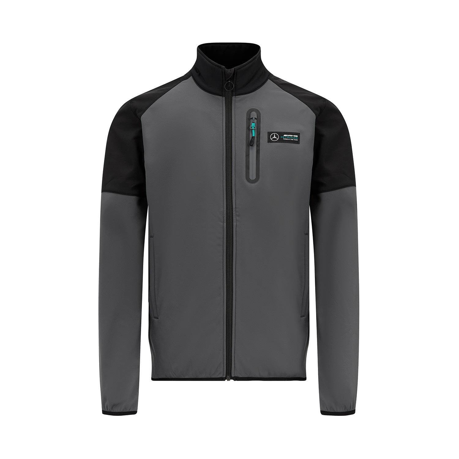 2023 Mercedes AMG F1 Mens Logo Softshell Jacket