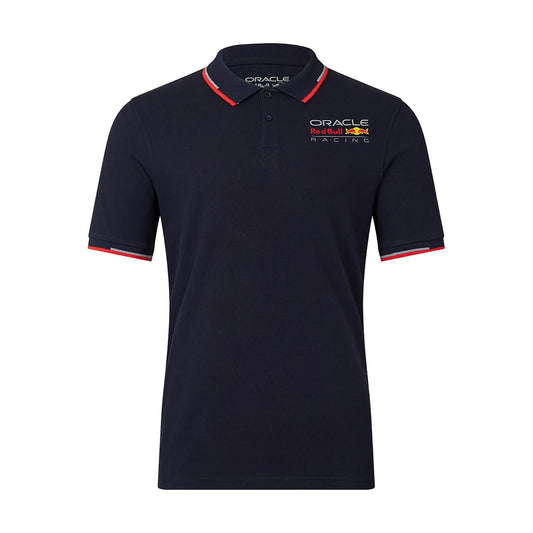 2023 Red Bull Racing Mens Core Logo Polo Shirt Navy