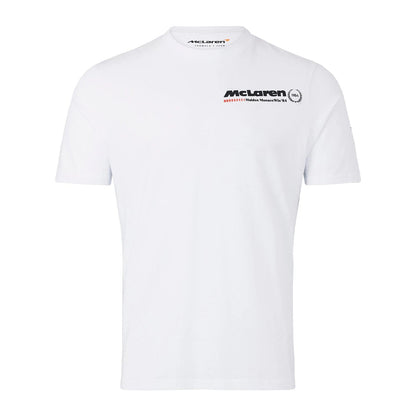 2023 Team McLaren F1 Mens Monaco Race T-Shirt White