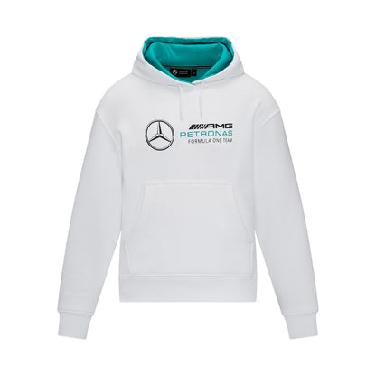 2023 Women's Hoodie Oversize White Mercedes AMG F1