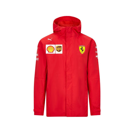 Ferrari Italy F1 Team Mens Rain Jacket