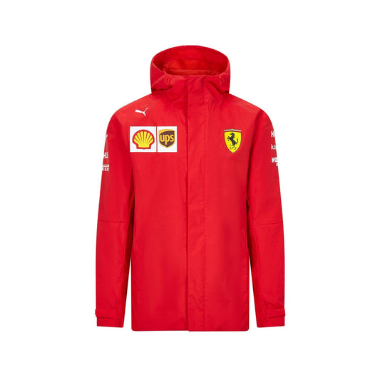 Ferrari Italy F1 Team Mens Rain Jacket - Rental Sports