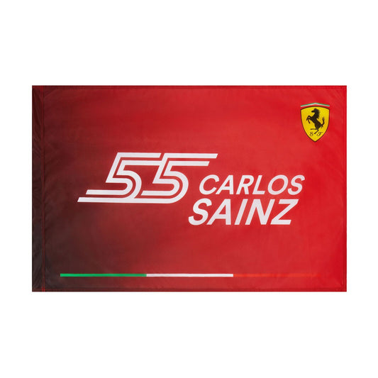 Flag Carlos Sainz 55 Ferrari F1 - Rental Sports