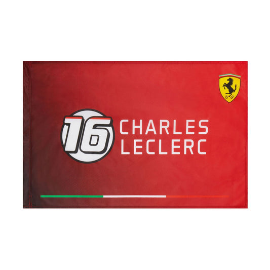 Flag Charles Leclerc 16 Ferrari F1