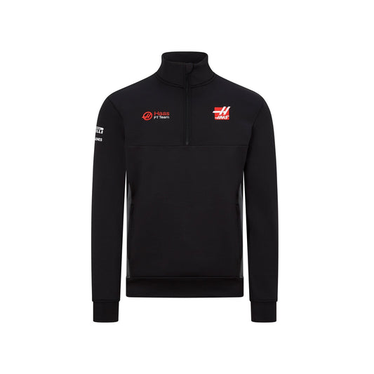 Haas F1 USA Mens Team Sweatshirt Black - Rental Sports