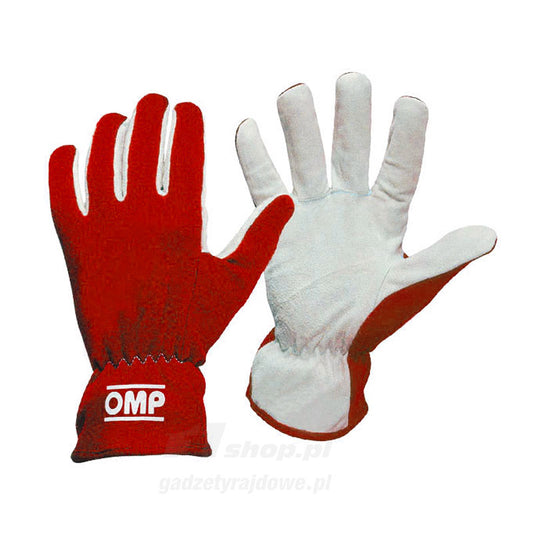 OMP NEW RALLY Red Racing Gloves