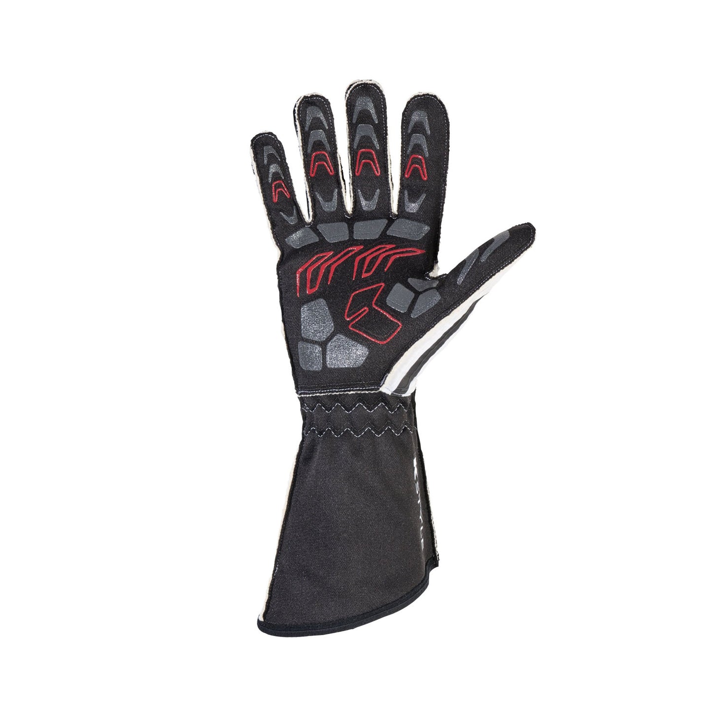 OMP Racing KS-1R Kating Gloves Black/White/Silver