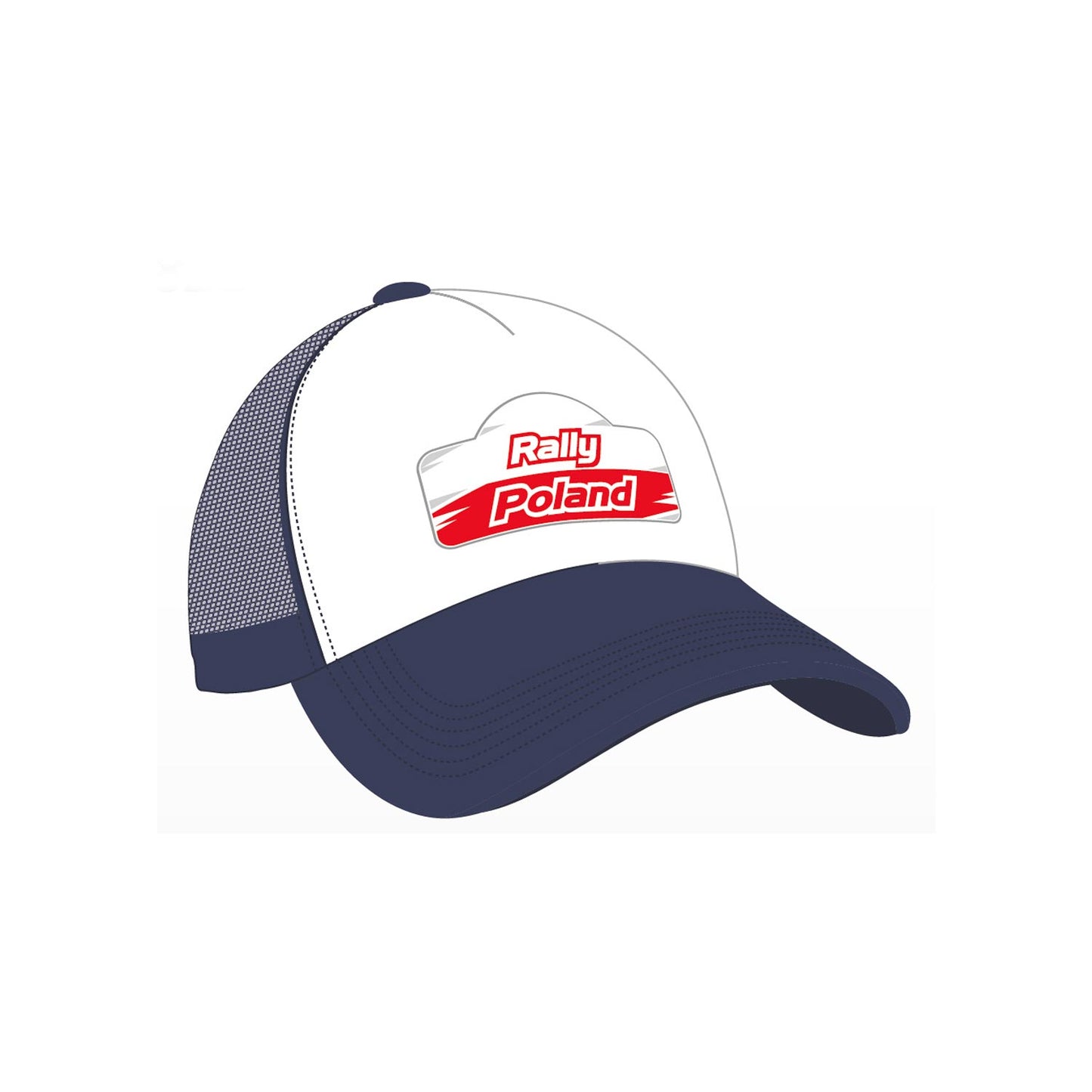 Rally Poland ERC Kids Trucker Baseball Cap navy blue