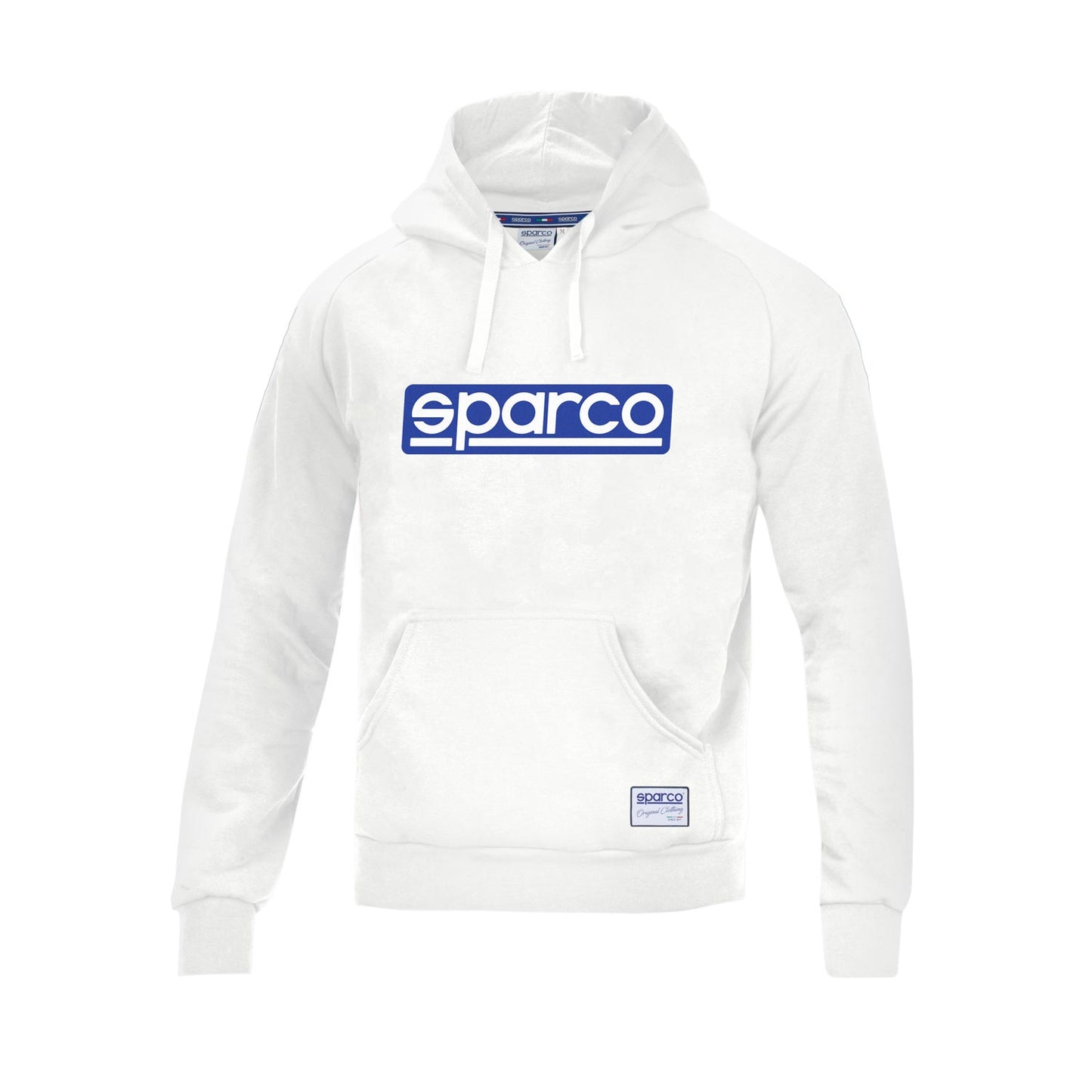 Sparco Italy Mens ORIGINAL Hoodie white - Rental Sports