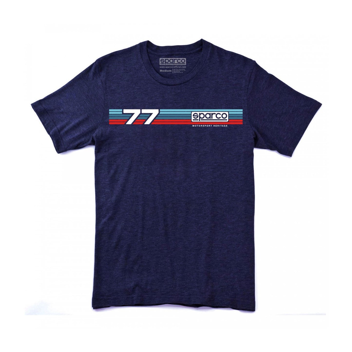 Sparco Italy Mens RALLY T-shirt Blue