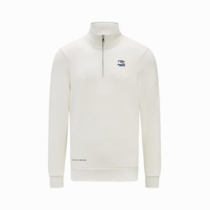 Sudadera para hombre 1/4 zip Seasonal white F1 2023